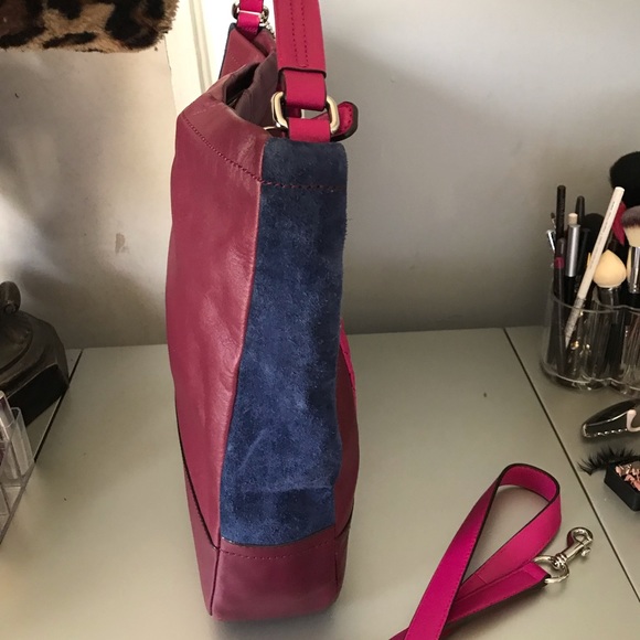 Coach Park Quilted Color block Hobo - Picture 7 of 8